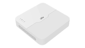 Uniview NVR301-08B-LP8-IQ, 8 kanalov, PoE, max.IN:80Mbps/OUT:80Mbps, pametna analitika SIP, UMD