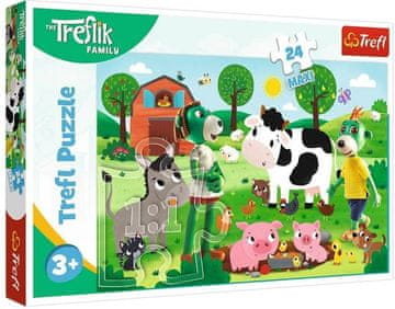 Trefl Puzzle Treflíci na kmetiji MAXI 24 kosov