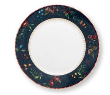 Pip Studio Plošča Petit Four Berry Blues 21 cm zelena