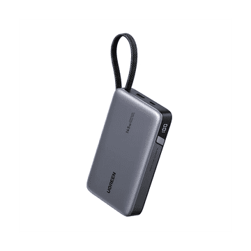 Ugreen 145W 20000mAh prenosna baterija z vgrajenim kablom