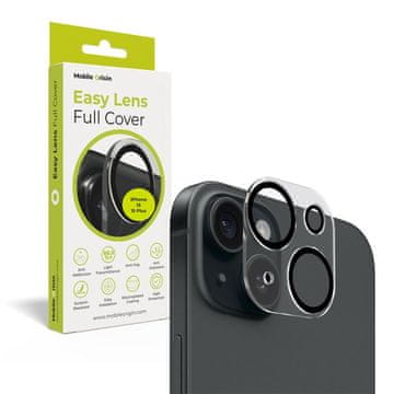 Mobile-origin Easy Lens zaščitno steklo kamere za iPhone 15 / 15 Plus (FRL-LGFC-i15-CLR)