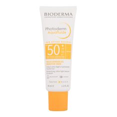Bioderma Photoderm Aquafluide Invisible SPF50+ vlažilen in mat fluid za zaščito pred soncem za obraz 40 ml unisex