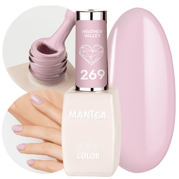 shumee Manica LED/UV hibridni lak za nohte 10 ml - Heather Valley - 269
