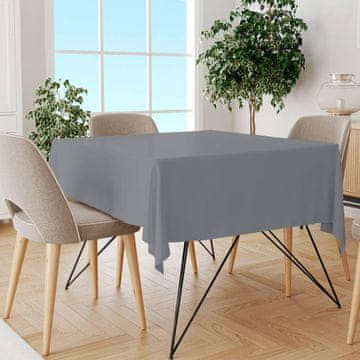 shumee Cozy Home & Living siv prt 140x220 cm - klasično eleganten, dekorativen, visokokakovosten, idealen za jedilnico, praznovanja in dekoracijo mize