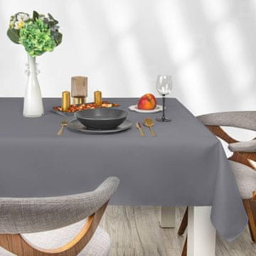 shumee Cozy Home & Living siv prt 160x220 cm pravokoten, klasični prti - eleganten, odporen na vodo in madeže, enostaven za čiščenje
