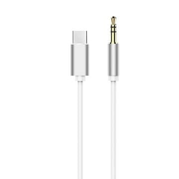 OEM AUX kabel tipa C (moški) na 3,5-mm priključek (moški), bel