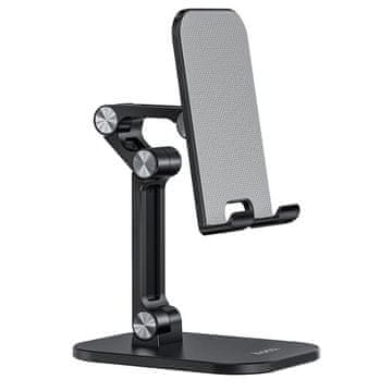 Hoco Hoco zložljiv namizni držalo za telefon/tablico (4,7" – 13") PH34, črno