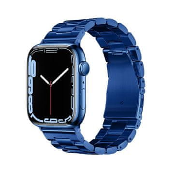 FORCELL Pas za Apple Watch Forcell F-Design FA10 z zaponko iz jekla, 38/40/41 mm, modra
