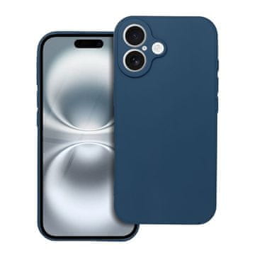 OEM Mehka torbica za iPhone 16, temno modra