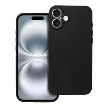 OEM Mehka torbica za iPhone 16 Plus, črna