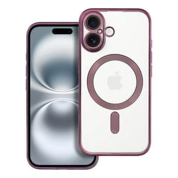 OEM Ovitek za iPhone 16 Electro Mag Cover, združljiv z MagSafe, vijoličen