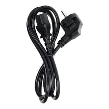 OEM Napajalni kabel za osebni računalnik / tiskalnik / monitor 230 V, 16 A, 1,5 m, črn