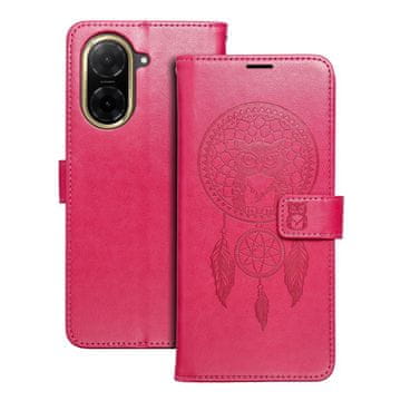 OEM Torba MEZZO Book za XIAOMI Redmi A5 (173,3 x 79,4 x 8,26) v barvi magenta z motivom lovilca sanj