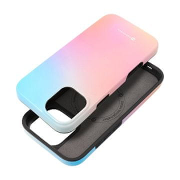 FORCELL Ovitek za iPhone 16 PLUS Forcell F-Protect Mirage, združljiv z MagSafe, preizkušen v vojaškem padcu, roza-modra