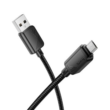 Hoco USB-A–Micro USB kabel Hoco, 2,4 A, 1 m, X113, črn