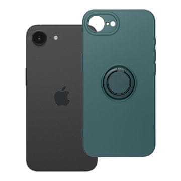 OEM Ovitek za iPhone 16e (SE 4 2025) / 17e Silicone Ring, zelen