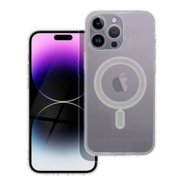 OEM Transparentni etui za iPhone 14 PRO MAX Clear Mag Cover (STR / CAMERA PROTECTION), združljiv z MagSafe