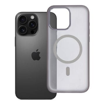 OEM Ohišje za iPhone 16 PRO MAX Flexline Mag Cover, združljivo z MagSafe, sivo