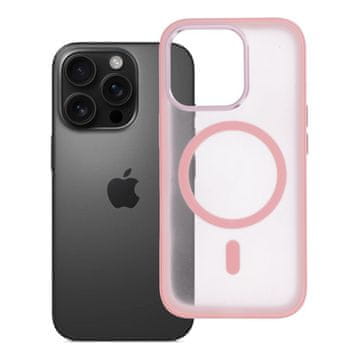 OEM Ohišje za iPhone 16 PRO Flexline Mag Cover, združljivo z MagSafe, roza