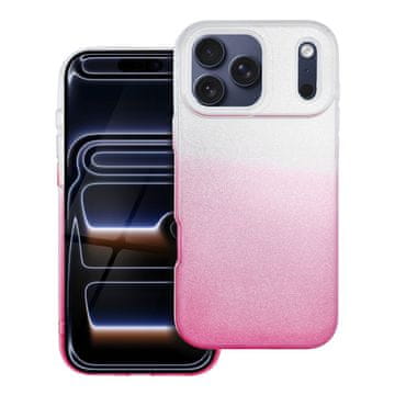 OEM Etui za iPhone 17 PRO MAX Shining, prozorno roza