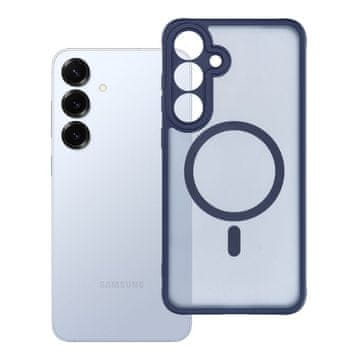 OEM Ohišje za Samsung S25 PLUS Full Matte Mag Cover, združljivo z MagSafe, modro