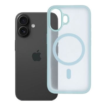 OEM Ohišje za iPhone 16 Flexline Mag Cover, združljivo z MagSafe, zeleno