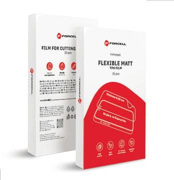 FORCELL Folia za rezanje za ploter Forcell F-Protect Flexible MATT 196 x 125 mm, 25 kosov