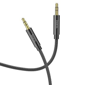 Hoco AUX kabel z 3,5-mm priključkom na 3,5-mm priključek Hoco, 1 m, UPA19, črn