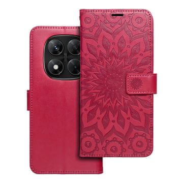 OEM Torba MEZZO Book za XIAOMI Redmi Note 14 PRO 5G / 14 PRO PLUS 5G, mandala, magenta