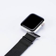 Dux Ducis DUX DUCIS magnetni pas MILANESE iz nerjavečega jekla za Apple Watch 38 / 40 / 41 mm, črn