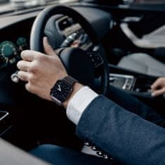 Dux Ducis DUX DUCIS magnetni pas MILANESE iz nerjavečega jekla za Apple Watch 38 / 40 / 41 mm, črn