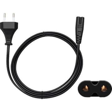 OEM Radijski napajalni kabel (2-pinski), 1,5 m, črn