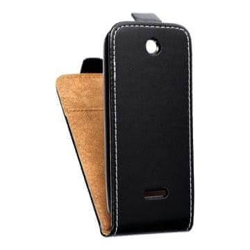 OEM Vertikalni etui SLIM FLEXI FRESH za NOKIA 225, črn