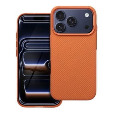 OEM Ohišje za iPhone 16 iz kevlarja, združljivo z MagSafe, oranžno