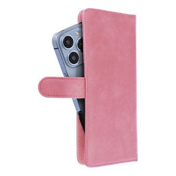 OEM Univerzalni etui za IPHONE 6 PLUS / 7 PLUS / 8 PLUS / XS MAX / 11 PRO MAX / SAMSUNG S20 FE / S21 FE / S10 PLUS / A10 / A32 / A54 / XIAOMI 12 LITE / HUAWEI P30 PRO COMMON Book, velikost L, roza