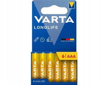 Varta VARTA alkalna baterija R3 (AAA) Longlife, 6 kosov