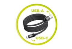 Mobile-origin podatkovni kabel, magnetni, USB-A na USB-C, 1 m (MC2-USBA-1M-BLK)