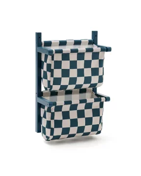 Kids Concept Stenski organizator Check teal