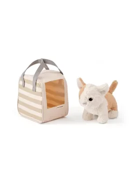 Kids Concept Plišasta muca in torba za prenašanje