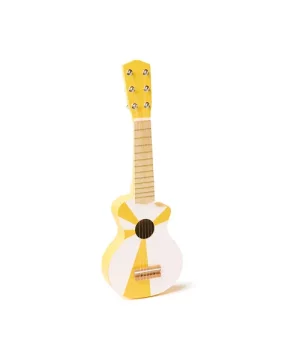 Kids Concept Lesena kitara, yellow&white