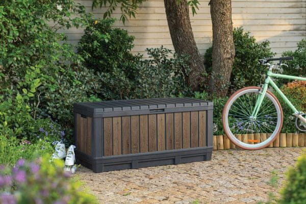 Kentwood plastična vrtna skrinja za shranjevanje 190L