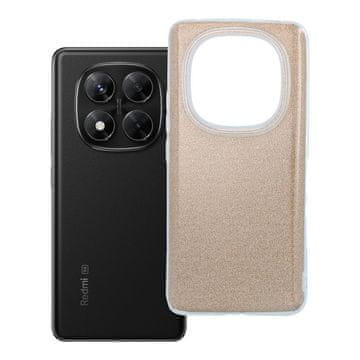 OEM Ohišje za Xiaomi Redmi NOTE 14 PRO 5G v bleščeči zlati barvi