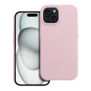 FORCELL Ohišje za iPhone 15 Forcell F-Protect Frame Premium, združljivo z MagSafe, roza 0INT