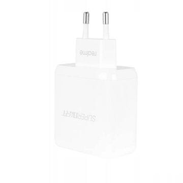 Oppo Originalni omrežni polnilnik Oppo SuperVOOC VCA7JFEH 65 W, bel, v blisterju