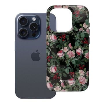 FORCELL Ohišje za iPhone 15 PRO Forcell F-Protect Mirage, združljivo z MagSafe, preizkušeno v skladu z vojaškimi standardi za padce, v barvi rose drama