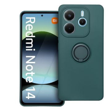 OEM Ohišje za Xiaomi Redmi Note 14 5G Silicone Ring, zeleno