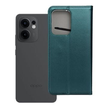 OEM Torba SMART MAGNETO za OPPO RENO 13F 4G / 5G, temno zelena