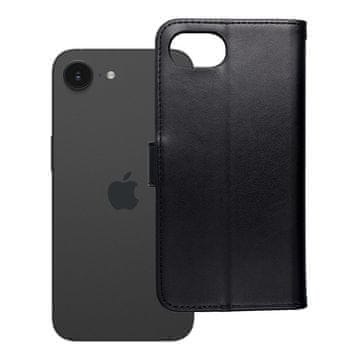 OEM Torba MEZZO Book za iPhone 16e (SE 4 2025) v črni barvi z motivom medvedka