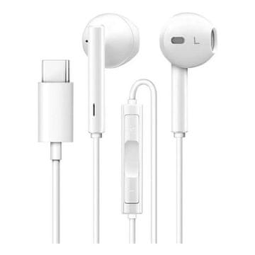 Huawei Žične ušesne slušalke USB-C Huawei CM33, v paketu, bele