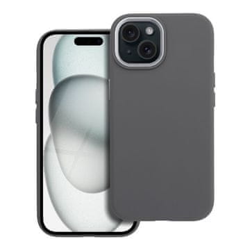 FORCELL Ohišje za iPhone 15 Forcell F-Protect Frame Premium, združljivo z MagSafe, sivo 0INT